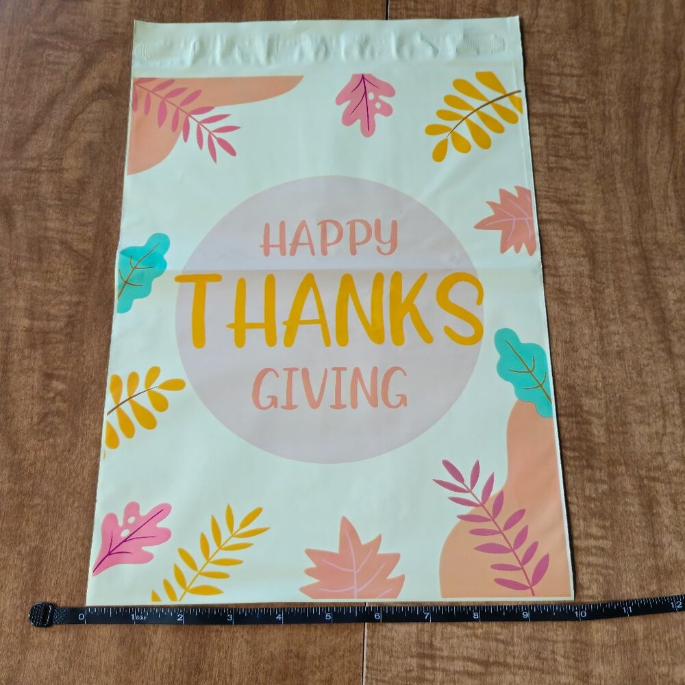 Happy Thanks Giving Polymailers 25ct. 10x13